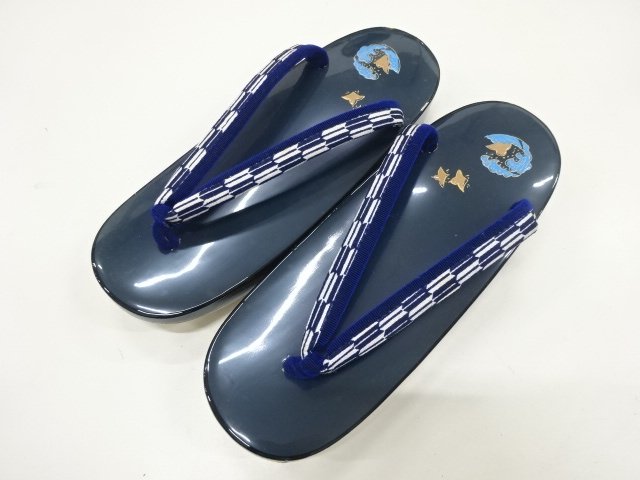 JAPANESE KIMONO / PAULOWNIA GETA FOR BOYS (21 cm) / UNUSED